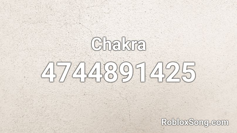 Chakra Roblox ID