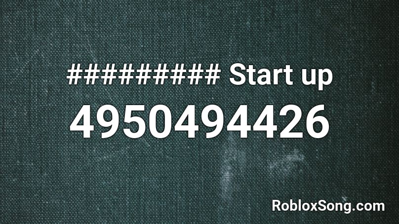 ######### Start up Roblox ID