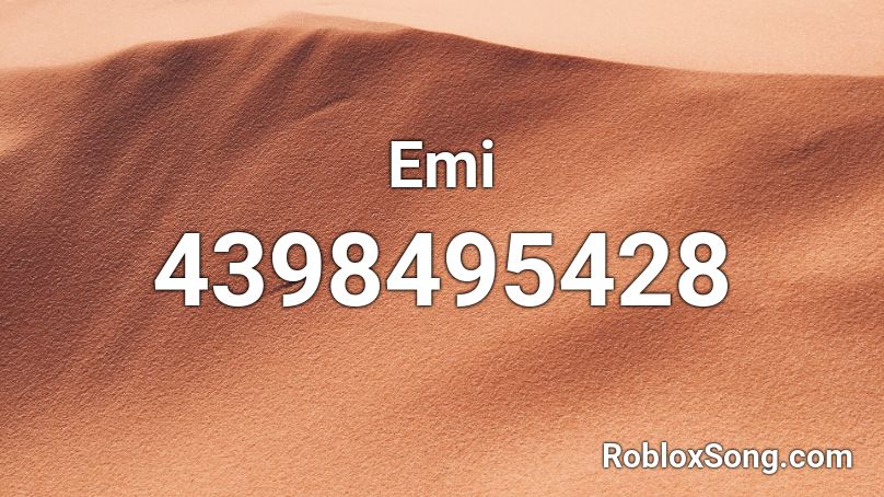 Emi Roblox ID