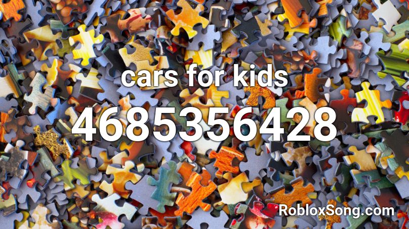 cars for kids Roblox ID