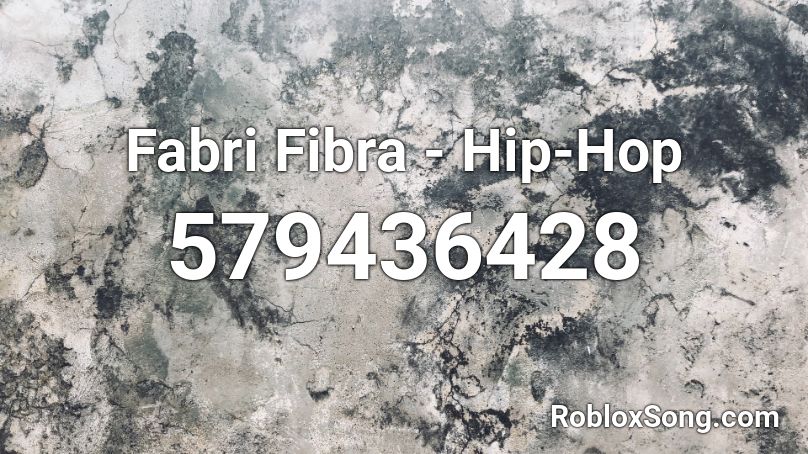 Fabri Fibra - Hip-Hop Roblox ID