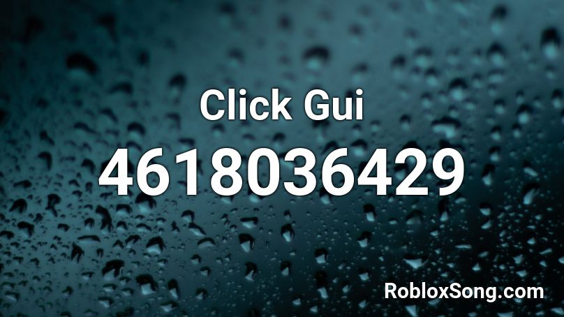 Click Gui Roblox ID