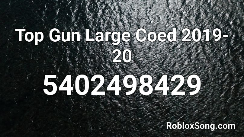 Top Gun Large Coed 2019-20 Roblox ID