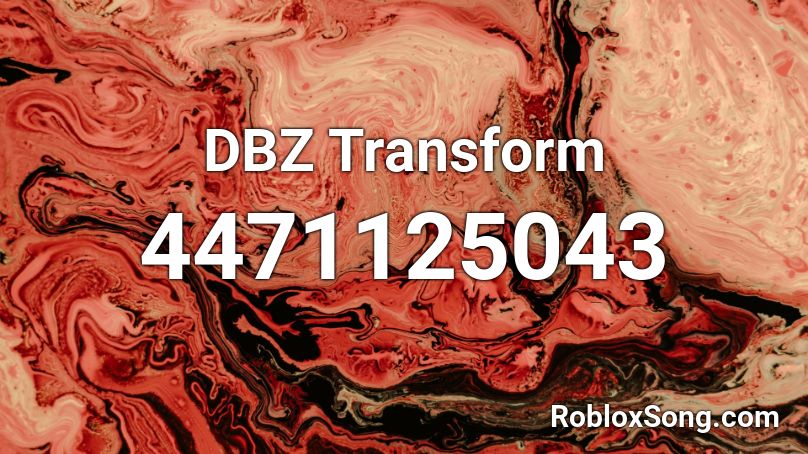 DBZ Transform Roblox ID