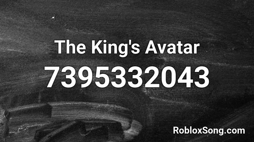 The King's Avatar Roblox ID