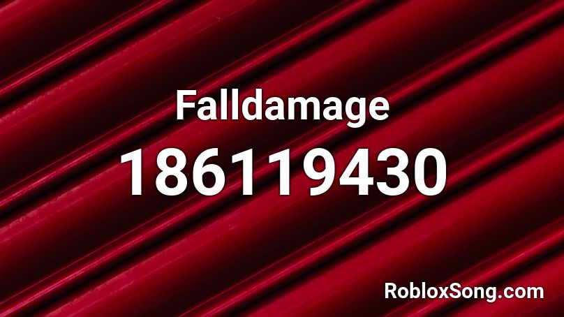 Falldamage Roblox ID