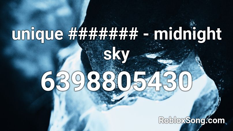 unique ####### - midnight sky Roblox ID