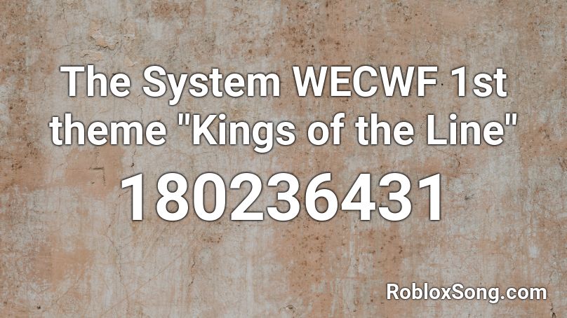 The System WECWF 1st theme 