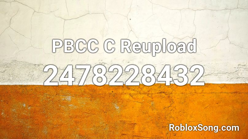 PBCC C Reupload Roblox ID