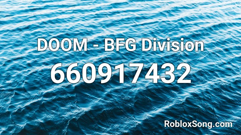 DOOM - BFG Division Roblox ID