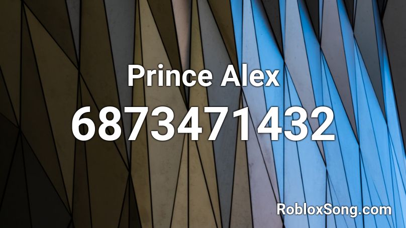 Prince Alex Roblox ID