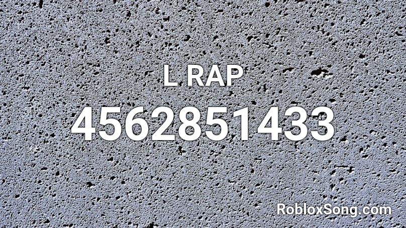 L RAP  Roblox ID