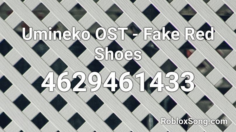 Umineko OST - Fake Red Shoes Roblox ID