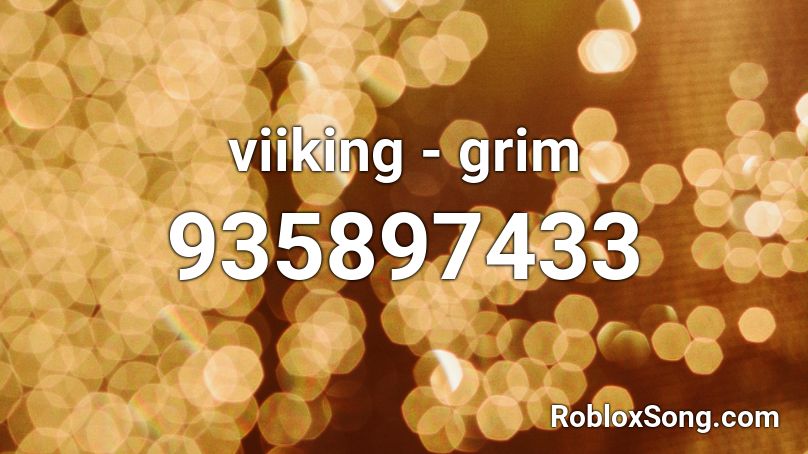 viiking - grim Roblox ID