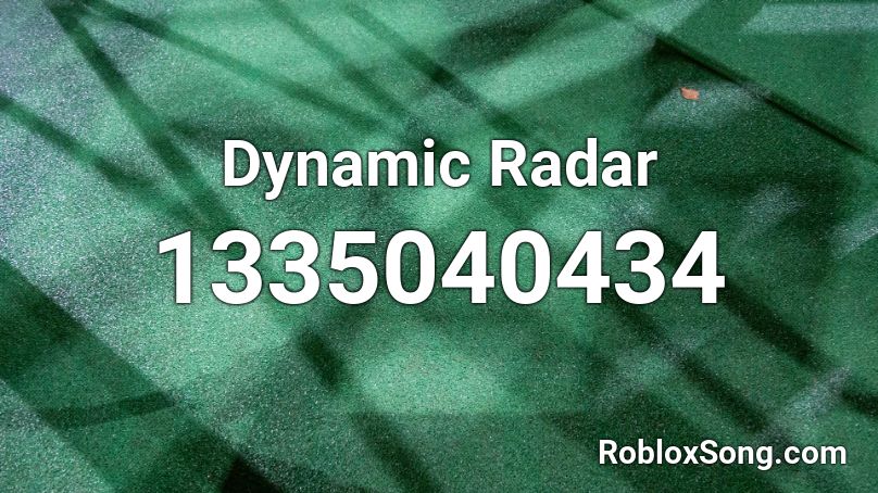 Dynamic Radar Roblox ID