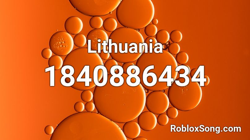 Lithuania Roblox ID