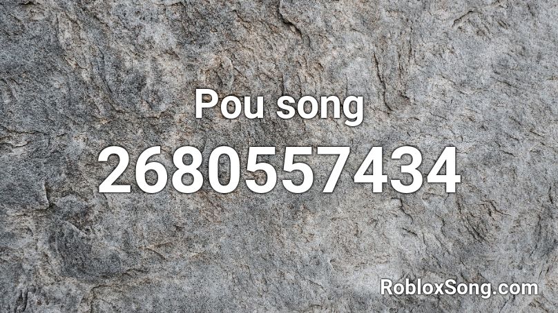 canción de pou con cara de roblox 