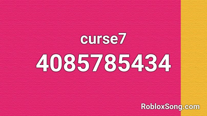 curse7 Roblox ID