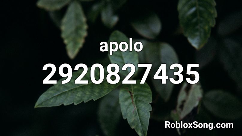 apolo Roblox ID