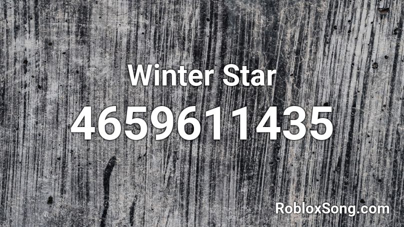 Winter Star Roblox ID