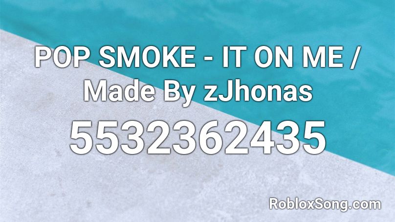 pop smoke roblox id code