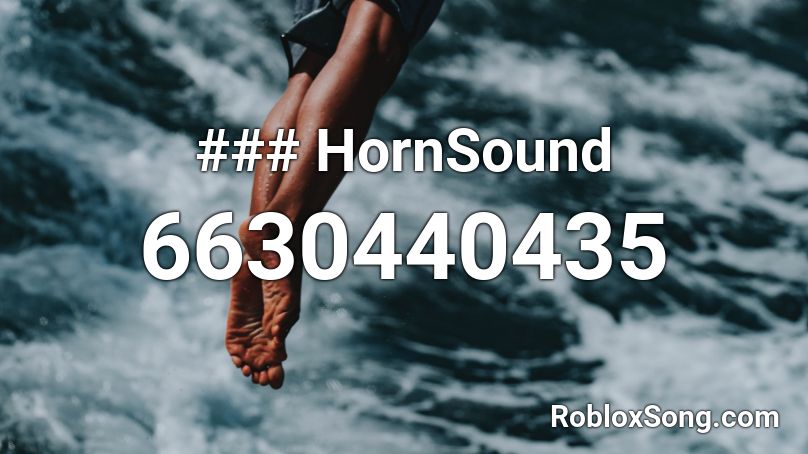 ### HornSound Roblox ID