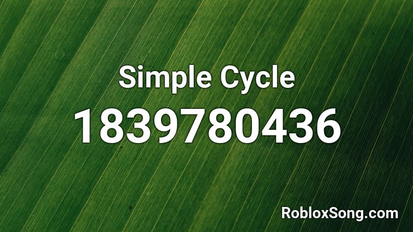 Simple Cycle Roblox ID