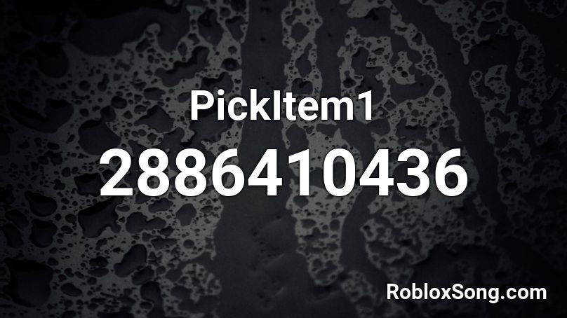 PickItem1 Roblox ID