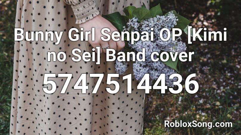 Bunny Girl Senpai OP [Kimi no Sei] Band cover Roblox ID