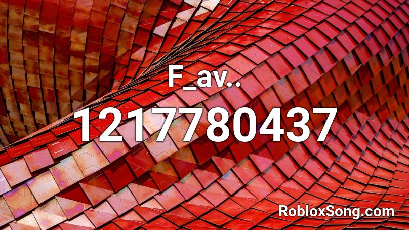 F_av.. Roblox ID