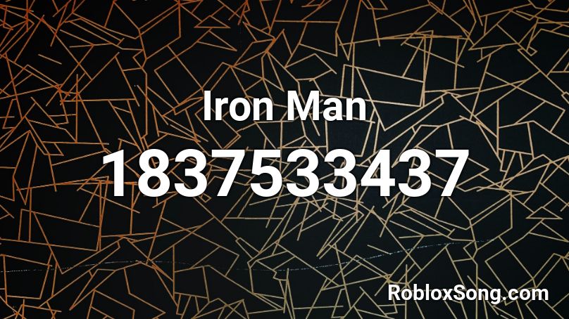 Iron Man Roblox ID