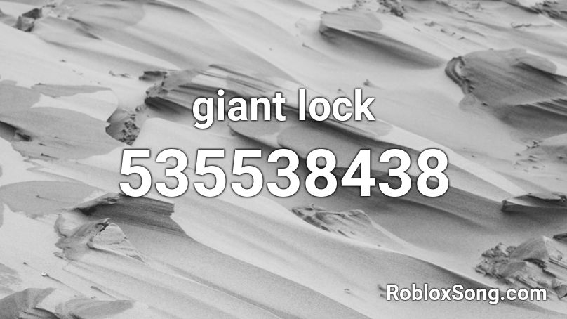 giant lock Roblox ID