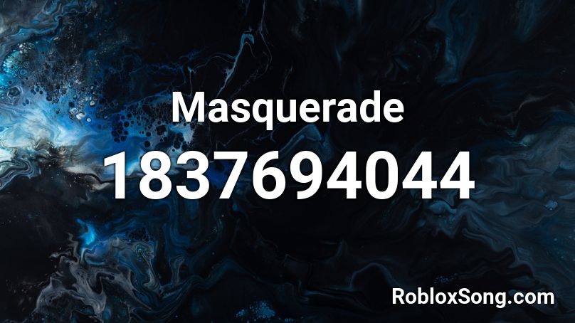 Masquerade Roblox ID