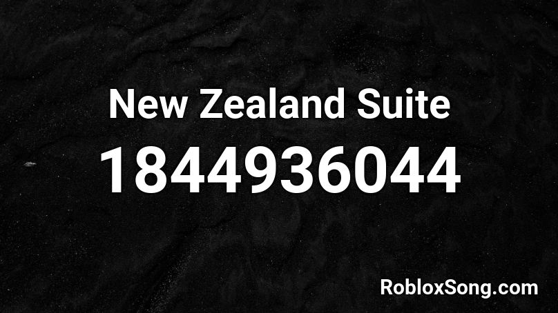 New Zealand Suite Roblox ID