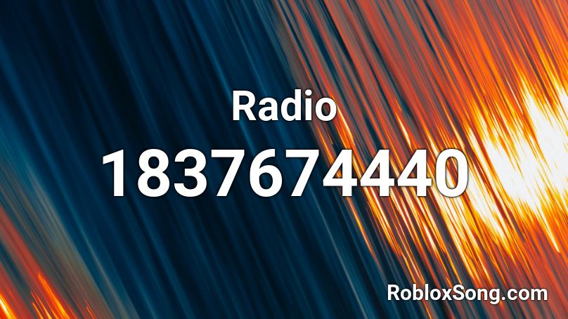 Radio Roblox ID