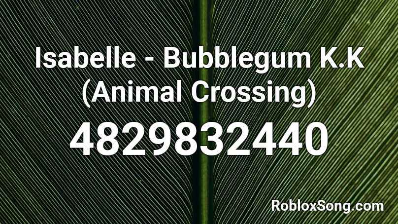 Isabelle - Bubblegum K.K (Animal Crossing) Roblox ID