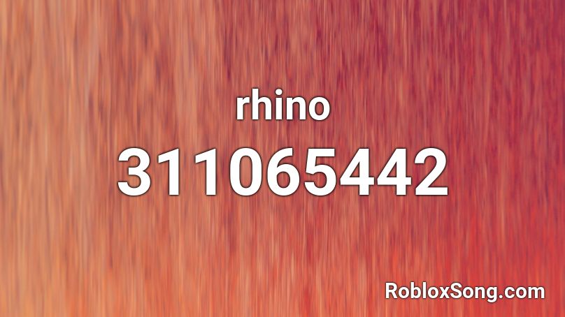 rhino Roblox ID