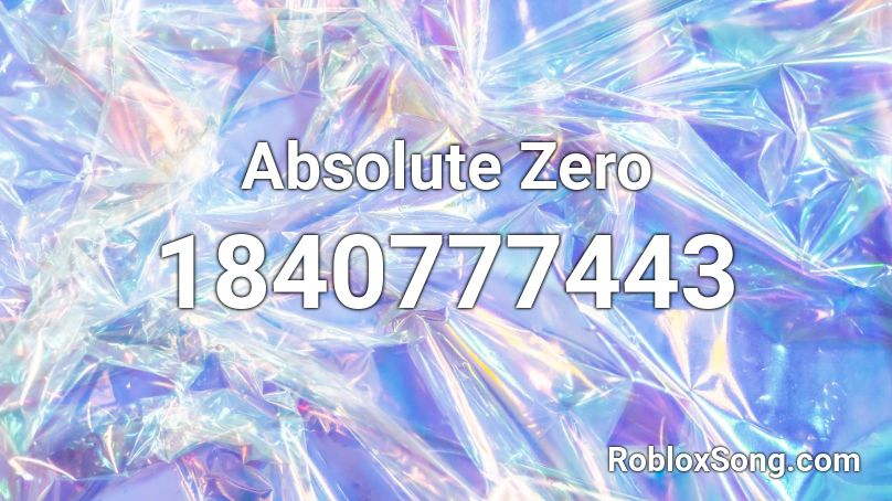 Absolute Zero Roblox ID