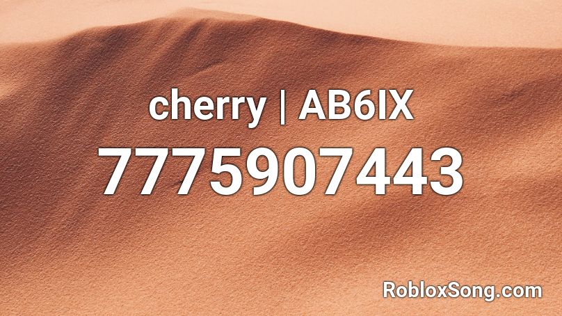 cherry | AB6IX Roblox ID
