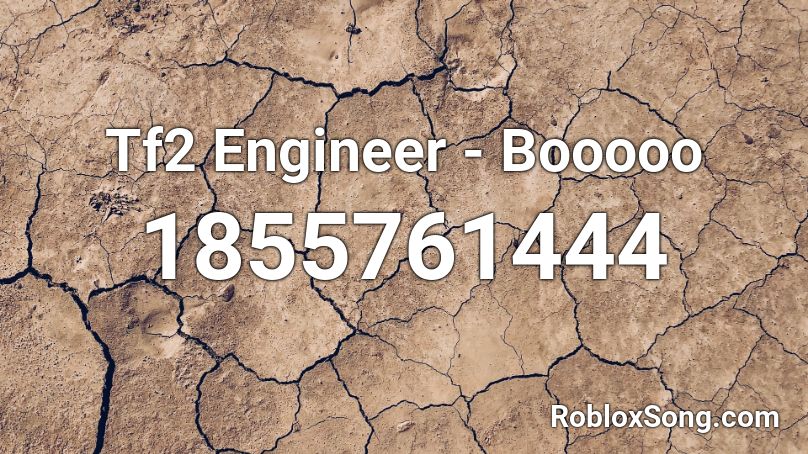 Tf2 Engineer - Booooo Roblox ID