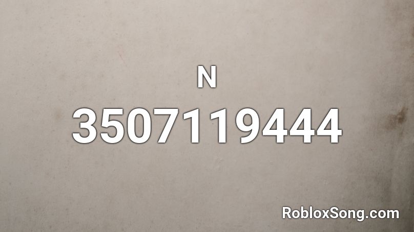 N Roblox ID