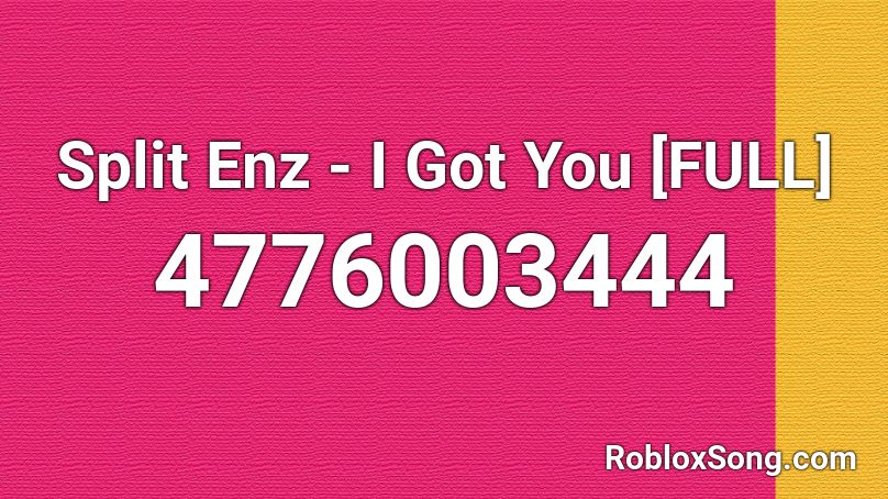 Split Enz - I Got You [FULL] Roblox ID