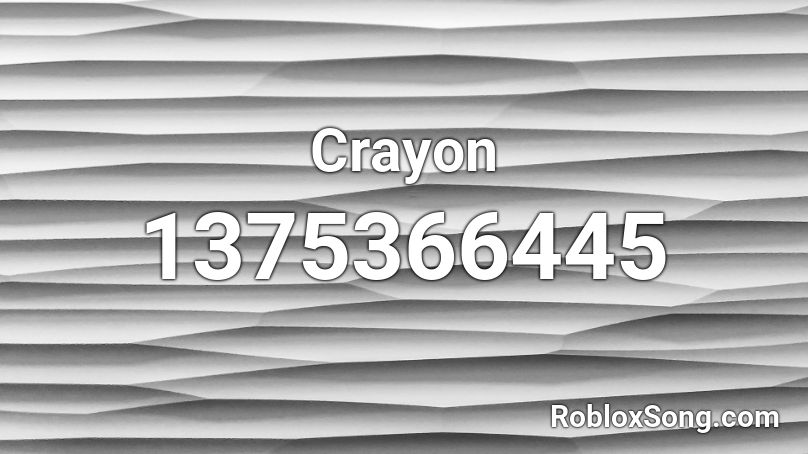 Crayon Roblox ID