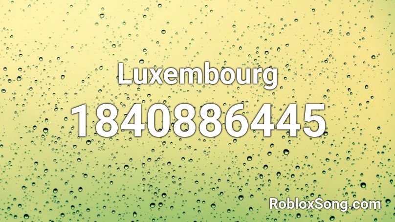 Luxembourg Roblox ID