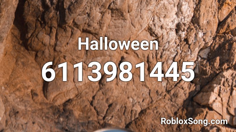Halloween Roblox ID