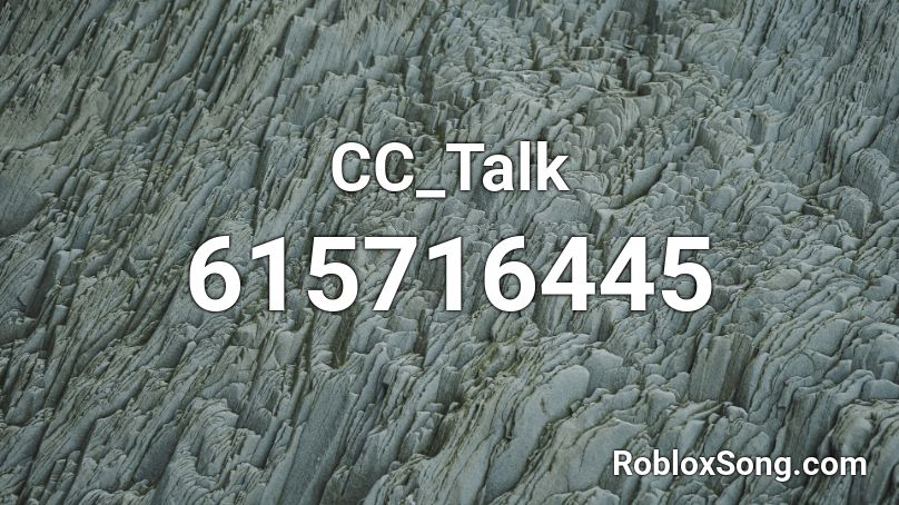 CC_Talk Roblox ID