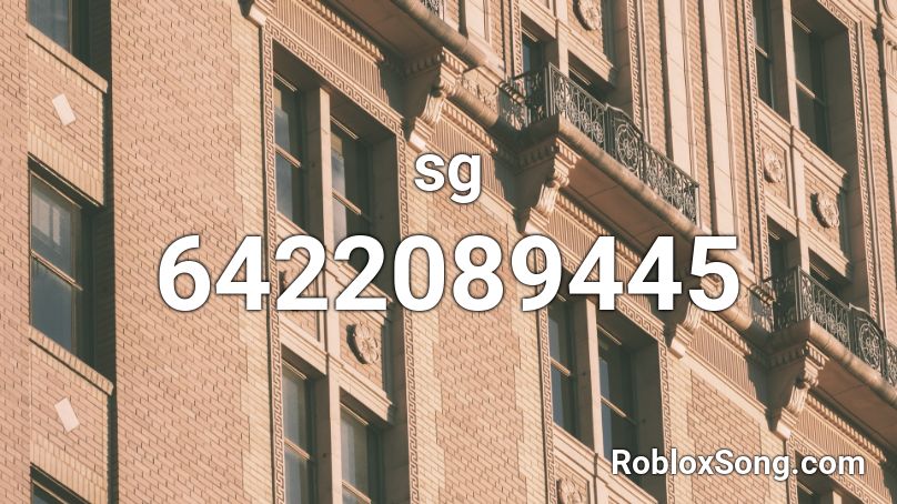 sg Roblox ID