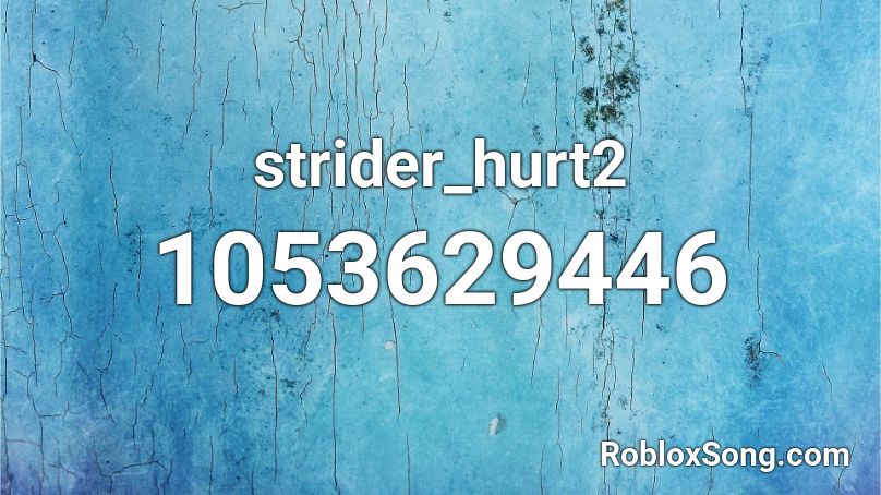 strider_hurt2 Roblox ID