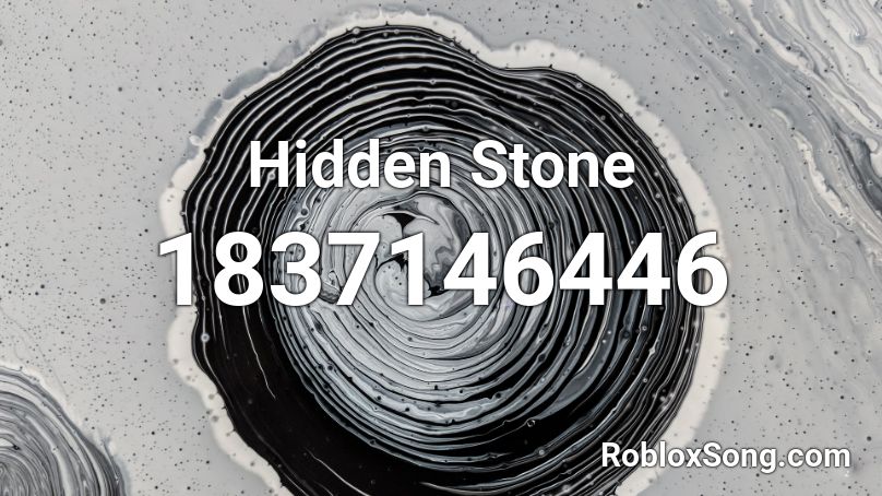 Hidden Stone Roblox ID