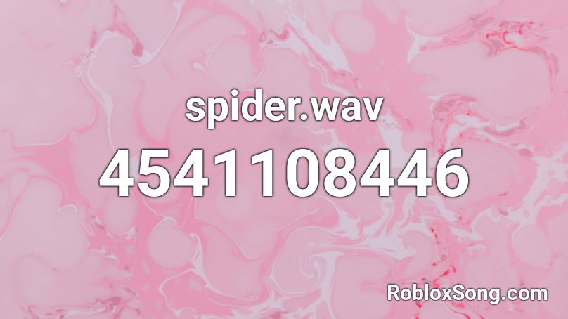 spider.wav Roblox ID